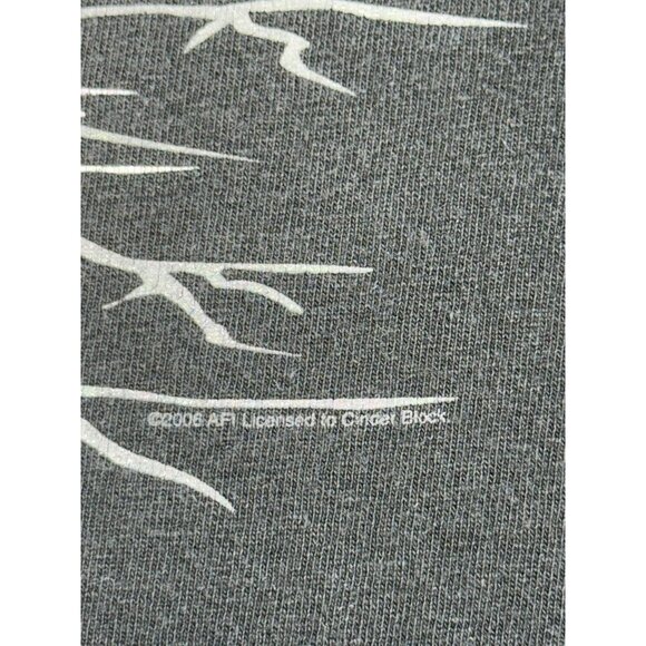 Vintage 2006 AFI Tree Graphic Tee Cinder Block Band Shirt Black Medium - Picture 5 of 7